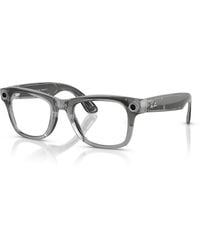 Ray-Ban - Meta Frame Blue Lenses Ai Glasses - Lyst