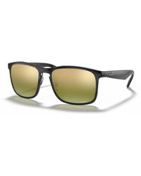 Ray-Ban - Sunglasses Man Rb4264 Chromance - Grey Frame Green Lenses Polarized 58-18 - Lyst