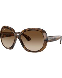 Ray-Ban - Rb4098 Jackie Ohh Ii Oversized Sunglasses, Black/grey Gradient, 60 Mm - Lyst