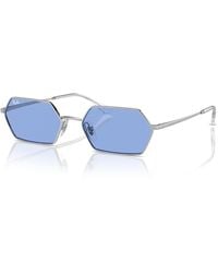 Ray-Ban - Yevi bio-based sonnenbrillen fassung blau glas - Lyst