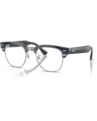 Ray-Ban - Meta audio clubmaster montura lentes transparente ai glasses - Lyst