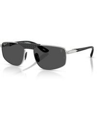 Ray-Ban - Sunglass Rb3776m Scuderia Ferrari Collection Chromance - Lyst