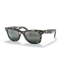 Ray-Ban - Original Wayfarer Color Mix Sunglasses Grey Frame Grey Lenses 52-22 - Lyst
