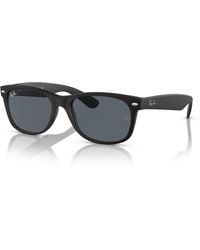 Ray-Ban - Rb2132 New Wayfarer Polarized Sunglasses, Matte Tortoise/polarized Green Gradient, 52 Mm - Lyst