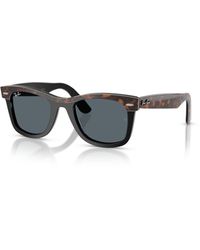 Ray-Ban - Wayfarer Street Neat Sunglasses Frame Blue Lenses - Lyst