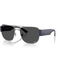 Ray-Ban - Rb3756ch chromance sonnenbrillen fassung grau glas polarisiert - Lyst
