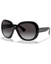 Ray-Ban - Rb4098 Jackie Ohh Ii Oversized Sunglasses, Black/grey Gradient, 60 Mm - Lyst