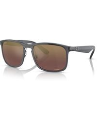 Ray-Ban - RB4264 CHROMANCE Gafas de sol Carey Montura Violeta Lentes polarizados 58-18 - Lyst