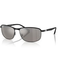 Ray-Ban - Rb3671 Polarized+ Lenses Sunglasses Frame Silver Lenses Polarized - Lyst