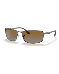 Ray-Ban - Rb3498 Sunglasses Frame Brown Lenses Polarized - Lyst