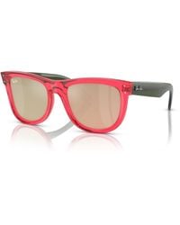 Ray-Ban - Occhiali Da Sole Wayfarer Reverse Rbr0502s 67132o - 53/20/145 - Lyst