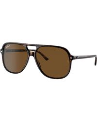 Ray-Ban - Bill Sunglasses Havana Frame Brown Lenses Polarized 60-14 - Lyst