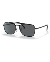 Ray-Ban - New Caravan Sunglasses Black Frame Grey Lenses 58-15 - Lyst