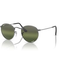 Ray-Ban - Rb3447 Round Metal Sunglasses - Lyst