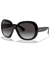 Ray-Ban - Rb4098 Jackie Ohh Ii Oversized Sunglasses, Black/grey Gradient, 60 Mm - Lyst