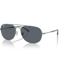 Ray-Ban - Bain Bridge Sunglasses Frame Blue Lenses - Lyst