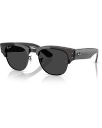 Ray-Ban - Mega Clubmaster X The Ones Sunglasses Frame Black Lenses Polarized - Lyst