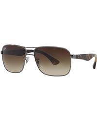 Ray-Ban - Sunglasses Man Rb3516 - Tortoise Frame Brown Lenses 59-15 - Lyst