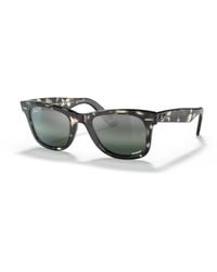 Ray-Ban - Original Wayfarer Color Mix Sunglasses Grey Frame Grey Lenses 52-22 - Lyst