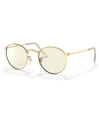 Ray-Ban - Rb3447 Round Metal Evolve Polarized Everglasses - Lyst