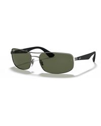 Ray-Ban - Sunglasses Man Rb3527 - Black Frame Green Lenses Polarized 61-17 - Lyst