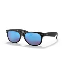 Ray-Ban - New wayfarer flash gafas de sol montura azul lentes - Lyst