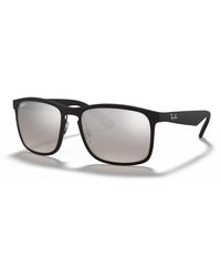 Ray-Ban - Rb4264 Polarized+ Lenses Sunglasses Frame Silver Lenses Polarized - Lyst