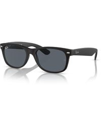 Ray-Ban - Rb2132 New Wayfarer Polarized Sunglasses, Matte Tortoise/polarized Green Gradient, 52 Mm - Lyst