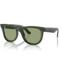 Ray-Ban - Wayfarer reverse limited lunettes de soleil monture verres vert - Lyst