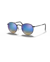 Ray-Ban - Sunglass Rb3447 Round Flash Lenses Gradient - Lyst