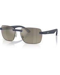 Ray-Ban - Rb4470 Polarized+ Lenses Sunglasses Frame Grey Lenses Polarized - Lyst