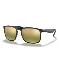Ray-Ban - Sunglasses Man Rb4264 Chromance - Grey Frame Green Lenses Polarized 58-18 - Lyst