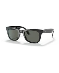 Ray-Ban - Rb4105 Folding Wayfarer Square Sunglasses - Lyst
