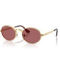 Ray-Ban - Rb3931 By A$ap Rocky Sunglasses Frame Violet Lenses Polarized - Lyst