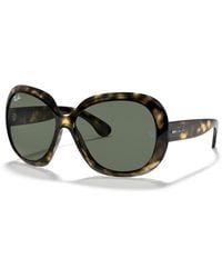 Ray-Ban - Sunglasses Woman Jackie Ohh Ii - Light Havana Frame Green Lenses 60-14 - Lyst