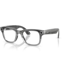 Ray-Ban - Meta Frame Blue Lenses Ai Glasses - Lyst