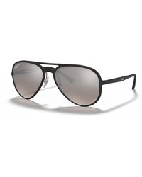 Ray-Ban - Sunglasses Unisex Rb4320ch Chromance - Black Frame Blue Lenses Polarized 58-16 - Lyst