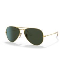 Ray-Ban - Aviator | Aviation Collection Sunglasses Frame Green Lenses - Lyst