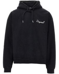 DSquared² - Hoodie With Logo Embroidery - Lyst
