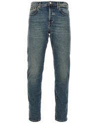 Incotex - Denim Tapered Fit Jeans - Lyst