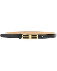 Balenciaga - Bolero Bb Leather Belt - Lyst