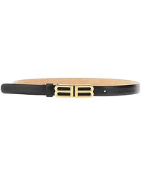 Balenciaga - Bolero Bb Leather Belt - Lyst