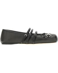 Gucci - Nappa Leather Ballet Flats With Horsebit 35 - Lyst