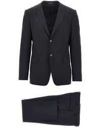 Emporio Armani - Stretch Wool 'M Line' Tailored Suit - Lyst