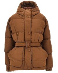 Ienki Ienki - 'Michlin' Belted Down Jackete - Lyst