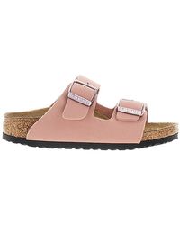 Birkenstock - Birko-Flor Nubuck 'Arizona' Sandals Kids - Lyst
