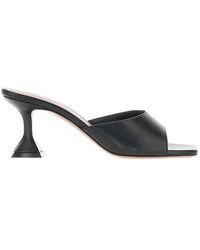 AMINA MUADDI - 'Lupita' Nappa Leather Slippers 36 - Lyst