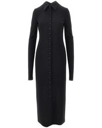Dolce & Gabbana - Dolce & Gabbana Wool-Blend Jersey Midi Dress - Lyst