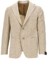 Tagliatore - Mouliné Virgin Wool Single-Breasted Jacket - Lyst