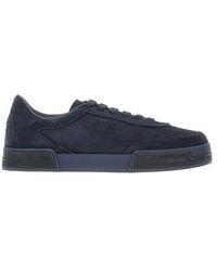 Dolce & Gabbana - Portofino Light Suede Leather Sneakers - Lyst